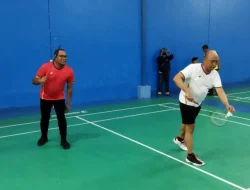 Kapolres Sidrap Dorong Kebersamaan Lewat Eksibisi Bulu Tangkis
