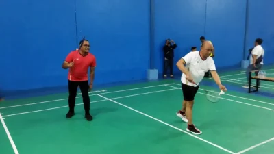 Kapolres Sidrap Dorong Kebersamaan Lewat Eksibisi Bulu Tangkis