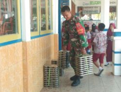 Program MBG di Sidrap, Babinsa Kodim 1420 Pastikan Tepat Sasaran