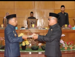 Bupati Sidrap Syaharuddin Alrif Hadiri Rapat Paripurna Penetapan Dua Ranperda Inisiatif DPRD