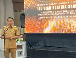 Bupati Syaharuddin Alrif Dukung Penelitian Kriminologis Terkait Penanganan Narkotika di Sidrap