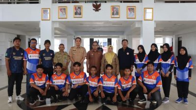 Wabup Nurkanaah Lepas Kontingen Voli Sidrap Menuju Pra Porprov 2025 di Luwu Utara