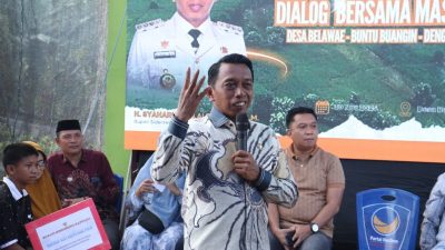 Bupati Sidrap Dialog Langsung dengan Warga Belawae, Serap Aspirasi Lewat Program Bermalam di Desa