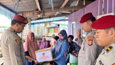 HUT Reserse ke-78, Polres Sidrap Tebar Kepedulian Lewat Bakti Sosial di Kelurahan Wala